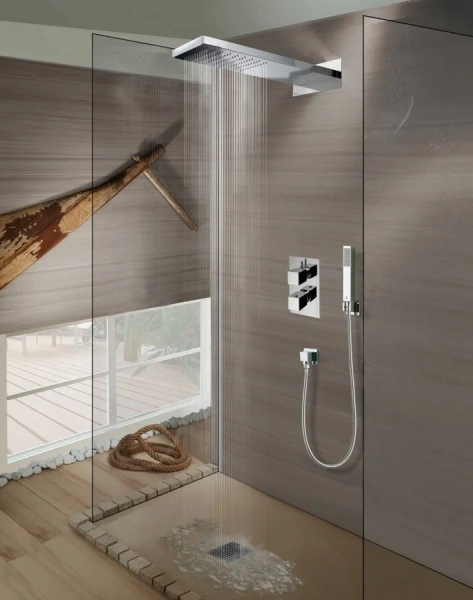 Верхний душ Bossini Manhattan I00575.030 (детальная фотография), современные, hi-tech