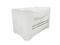 Акриловая ванна Радомир Арчи 1-01-0-0-1-341, 120 х 70 см, каркас, слив, фронтальный экран, полотенцедержатель в комплекте, белая