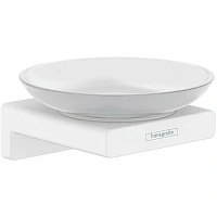 Мыльница Hansgrohe AddStoris матовый белый