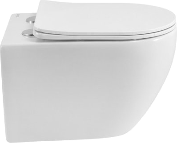 Унитаз подвесной Cezares Stylus-Tor 2.0 безободковый CZR-546-TH-TOR/SC (детальная фотография), подвесные, встраиваемые