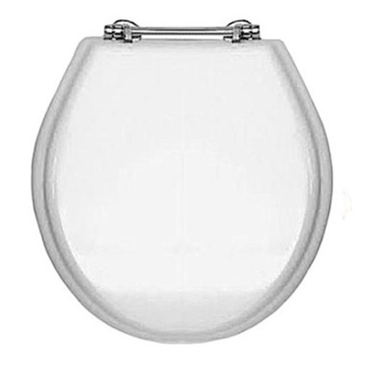 Сиденье для унитаза softclose, МДФ, цвет белый лак, Devon&Devon 2IBSEBIARO (детальная фотография)