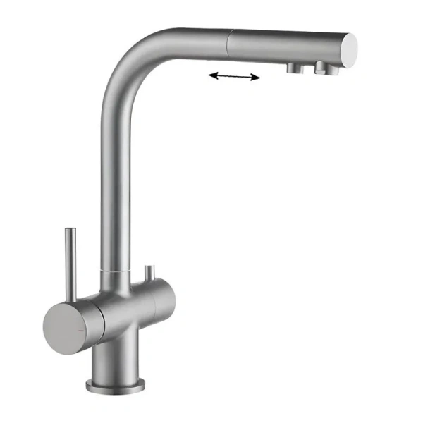 Смеситель для питьевой воды Timo Saona черное золото 2356/18FL (детальная фотография)