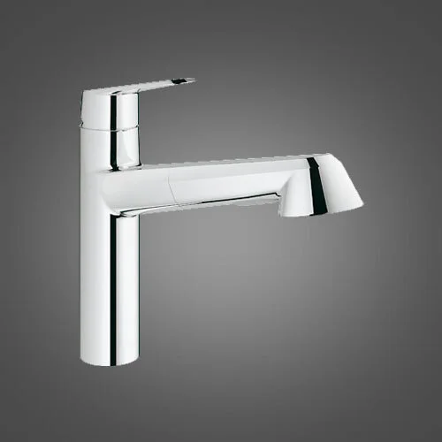 Смеситель для кухни Grohe Eurodisc Cosmopolitan 32257002 (детальная фотография), однорычажные, двухрычажные