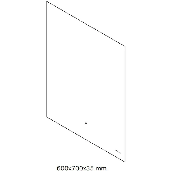 Зеркало с подсветкой Am.Pm X-Joy 60 см прямоугольное M85MOX10601S (детальная фотография), в наличии
