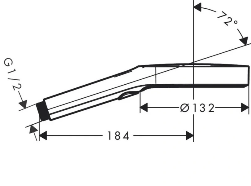 Лейка для душа Hansgrohe Rainfinity шлифованная бронза 26864140 (детальная фотография), душевые лейки