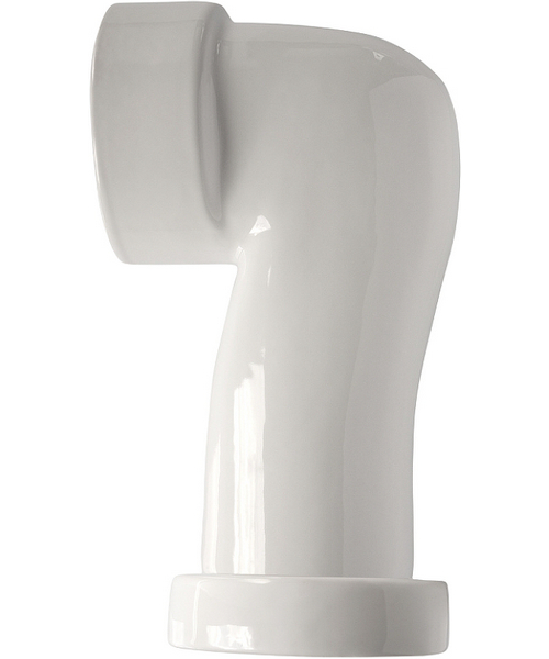 Колено для слива унитаза Devon & Devon черное 2IBRCBL (детальная фотография)