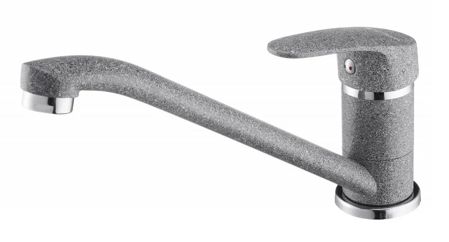 Смеситель для кухни Акватон Аркос серый 1AX001FCXX230 (детальная фотография), современные, hi-tech