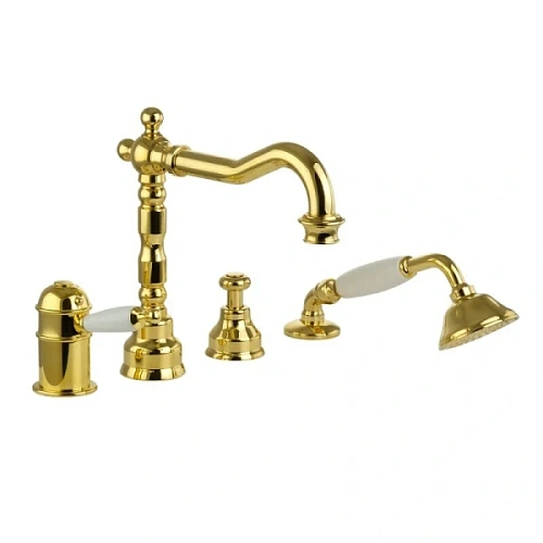 Смеситель для ванны Migliore Oxford золото - фото 4