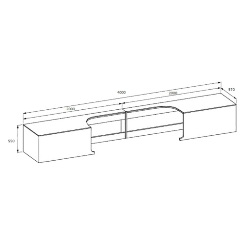 Панель для полувстраиваемой ванны, цвет  Noce Canaletto, Laufen Alessi One 4.5851.4.097.630.1 (детальная фотография), акриловые