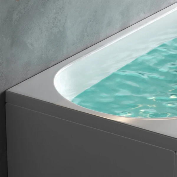 Ванна акриловая Am.Pm X-Joy 160x70 белая W94A-160-070W-A1 (детальная фотография), без гидромассажа, большие