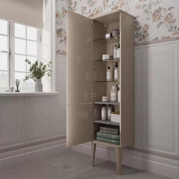 Шкаф-пенал напольный Kerama Marazzi Pompei 43 см камео бежевый PO.M.150\CAM (детальная фотография), напольные