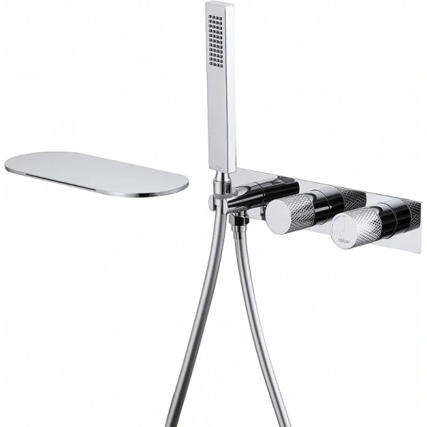 Смеситель для ванны Abber Rund AF8731 с каскадным изливом (детальная фотография)