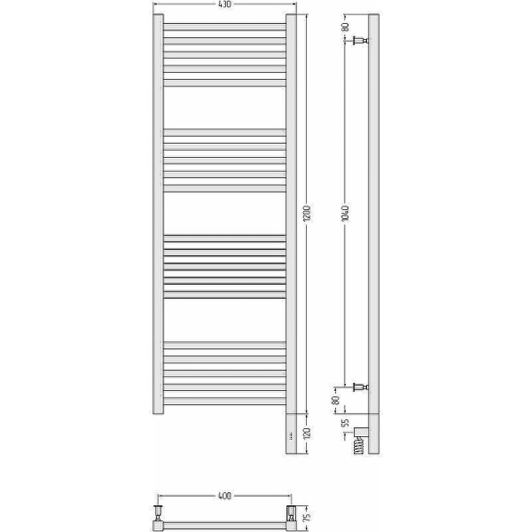 Схема (детальная фотография), лесенка, вертикальные