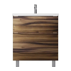 Тумба под раковину напольная Am.Pm Gem 75 см орех