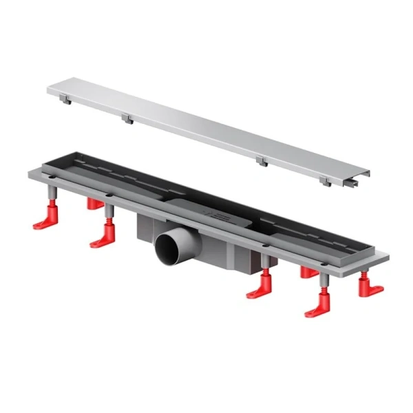 Душевой лоток Am.Pm PrimeFlow 60 см хром матовый W02SC-U11-060-04SB (детальная фотография), матовый хром