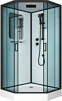 Душевая кабина Niagara Premium 90х90 см профиль черный матовый