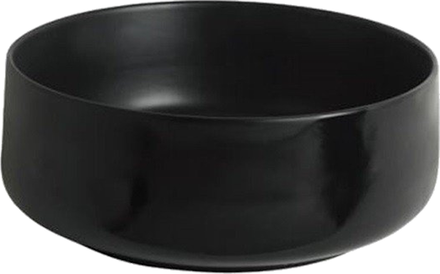 Раковина накладная, черная матовая, ArtCeram Cognac COL004 17 00 nero matt (детальная фотография)