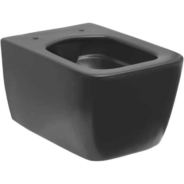 Унитаз подвесной Allen Brau Liberty антрацит 4.33007.AN (детальная фотография), без бачка, со скрытым бачком