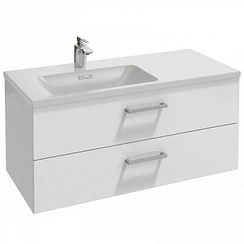 Тумба под раковину подвесная Jacob Delafon Vox 100 см левая белый блестящий - фото 1