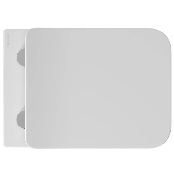 Унитаз подвесной Aqueduto MACIO белый глянцевый MAC0110 (детальная фотография), без бачка, со скрытым бачком