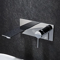 Смеситель для раковины Black&White Universe хром