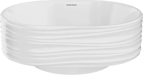 Раковина Kerama Marazzi Sabbia 50 см белая - фото 3