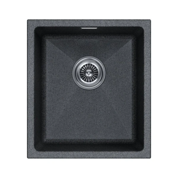 Мойка для кухни Paulmark Lumi 41 см графит LU41-DG (детальная фотография)