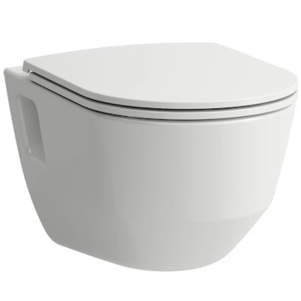 Унитаз подвесной Laufen Pro со скрытым ободком 8.2096.4.000.000.1 (детальная фотография)