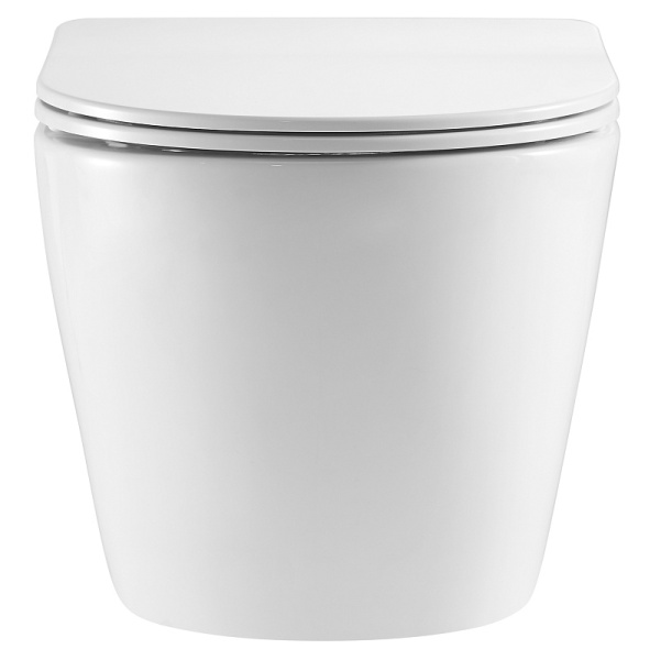 Унитаз подвесной Azario Grado безободковый AZ-0046-UQ (детальная фотография), без бачка, со скрытым бачком