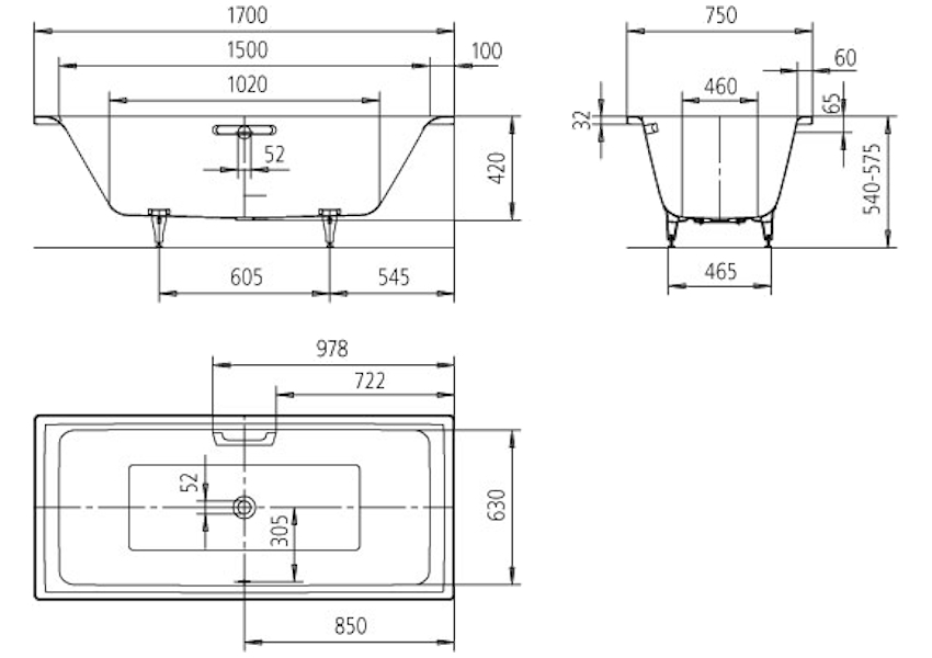 Схема (детальная фотография), прямоугольные