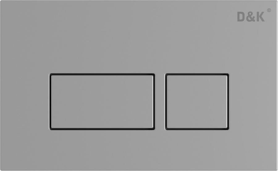 Клавиша смыва D&K Berlin хром DB1439001 (детальная фотография)