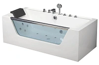 Ванна гидромассажная Frank F103, пристенная, 180 x 80 x 60 см, 2015104