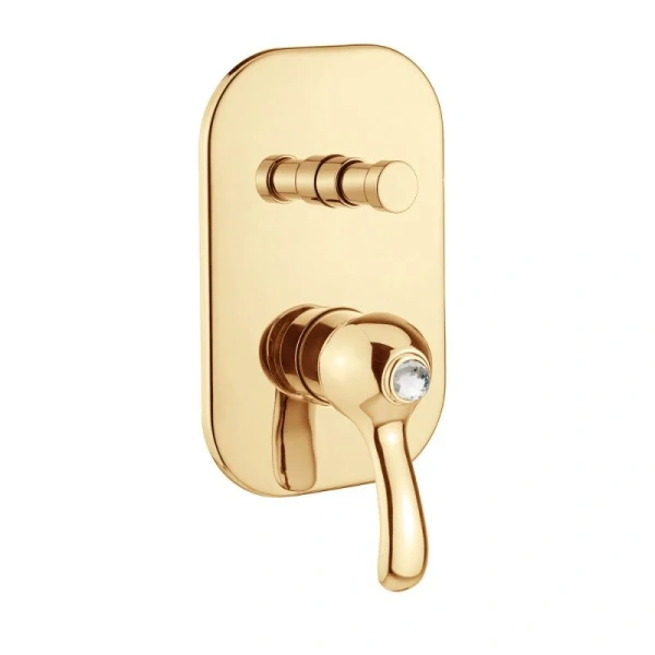 Смеситель для душа Migliore Lem Swarovski золото 18895 (детальная фотография)