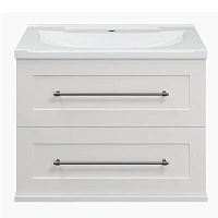 Тумба под раковину подвесная Misty Марта 70 см белая