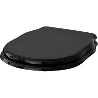 Крышка-сидение с микролифтом Artceram Hermitage черная, петли бронза