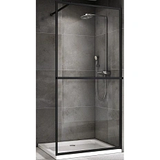 Душевая перегородка Abber Immer Offen 100 см стекло прозрачное