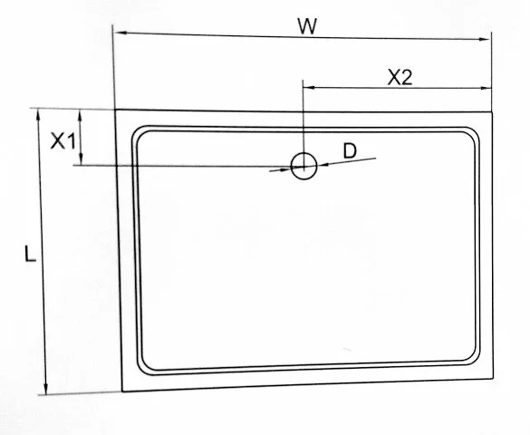 Душевой поддон Cezares Tray 140х90 см из стеклокомпозита TRAY-M-AH-140/90-35-W (детальная фотография), недорогие