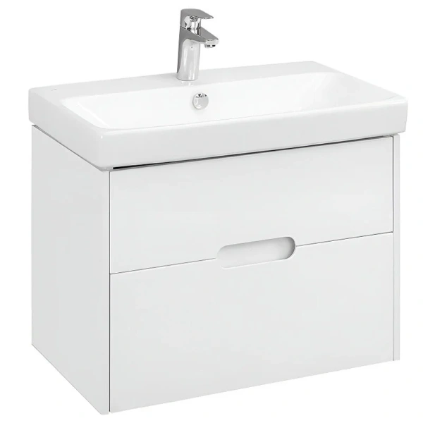 Тумба с раковиной подвесная Акватон Оливия 1A254301OL 70 см 2 ящика (детальная фотография)