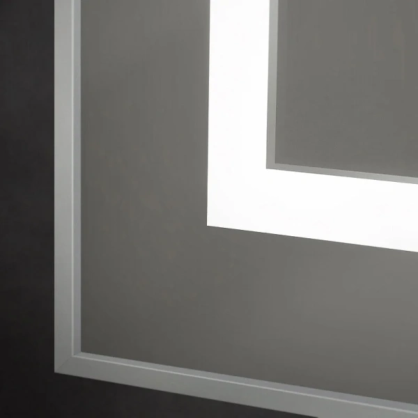 Зеркало с подсветкой BelBagno Kraft 80 см сатин SPC-KRAFT-800-800-SENS-AL (детальная фотография), другие