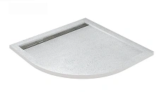 Душевой поддон Cezares Tray 80х80 см из искусственного мрамора