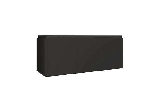 Тумба под раковину подвесная Cezares Stylus 140 см черный графит - фото 2