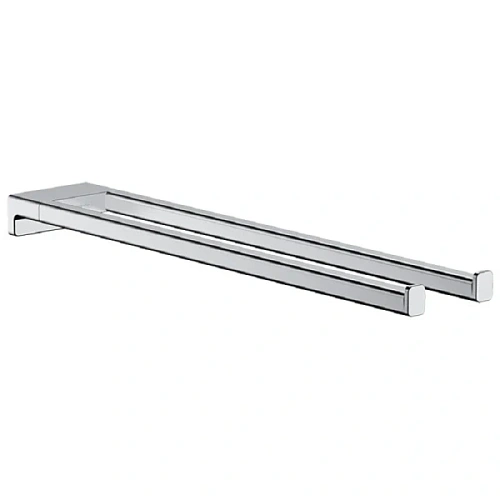 Полотенцедержатель Hansgrohe AddStoris двухрожковый, хром - фото 1