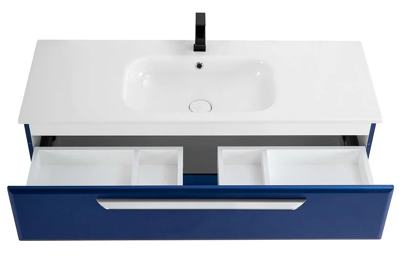 Тумба под раковину подвесная Cezares Eco 120 см Sapfiro ECO-CER-1200-2C-SO-SPF-P (детальная фотография), 120 см