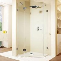 Душевой уголок пятиугольный Riho Scandic S301 90x90 см