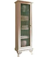 Шкаф-пенал для ванной, петли слева, цвет Laccato Patinato, Labor Legno Marriot