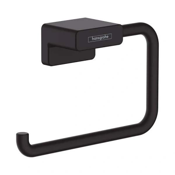 Держатель туалетной бумаги Hansgrohe AddStoris матовый черный 41771670 (детальная фотография)