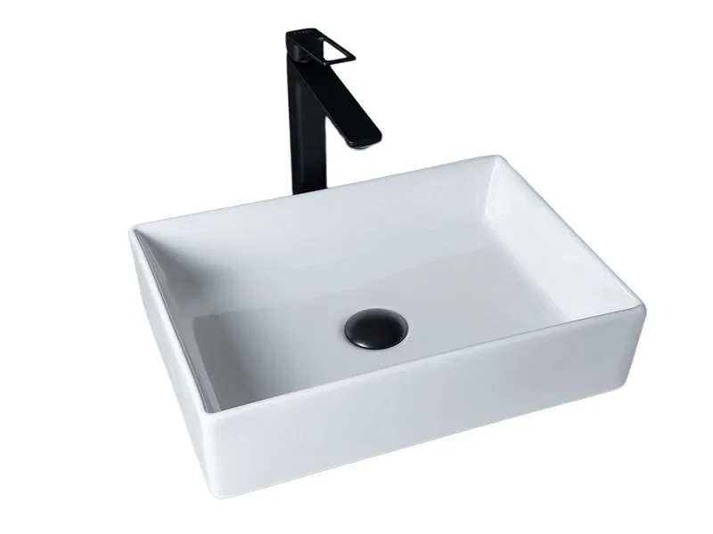 Раковина GID Geometrico N1204 45 см белая 51225 (детальная фотография)