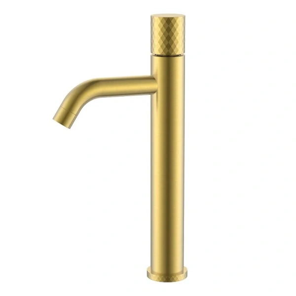 Смеситель для раковины Boheme Stick золото матовое 122-MG (детальная фотография)