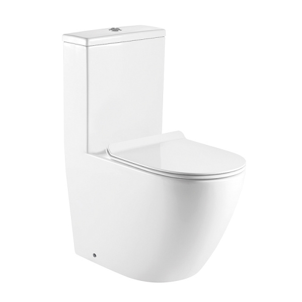 Унитаз моноблок Azario Morano безободковый AZ-1001 (детальная фотография)