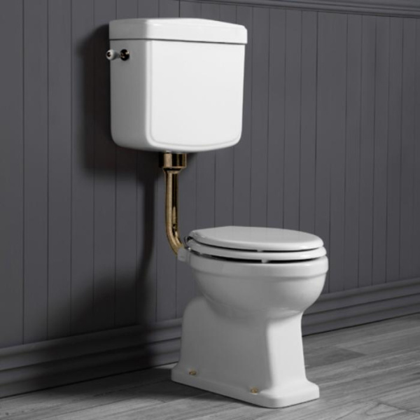 Унитаз напольный Simas Londra вертикальный слив, белый LO 901 BI (детальная фотография), с бачком, с высоким бачком, со скрытым бачком